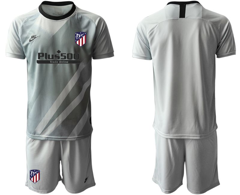 Men 2020-2021 club Atletico Madrid gray goalkeeper Soccer Jerseys
